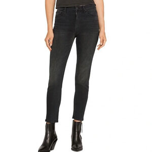 New Hudson Bettie High Rise Taper Jeans Black Inverted Denim Women’s 30